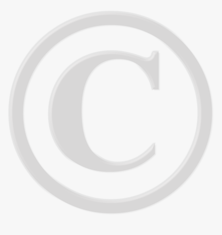 White Copyright Symbol Png - Copyright Symbol Png White, Transparent Png, Free Download