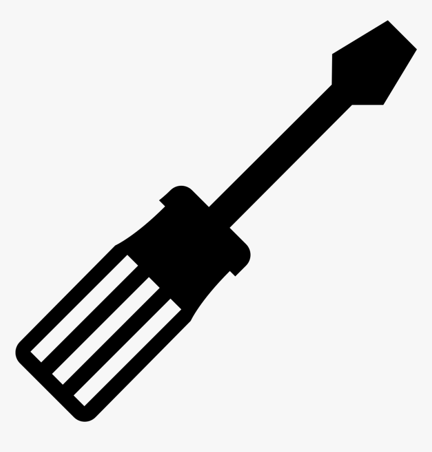 Screwdriver Svg Png Icon Free Download - Black And White Screwdriver Png, Transparent Png, Free Download