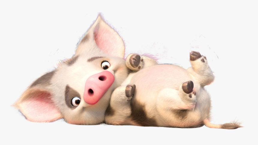 Pua Transparent Lil Bit Difficult Getting The Background - Disney Characters Moana Pig, HD Png Download, Free Download