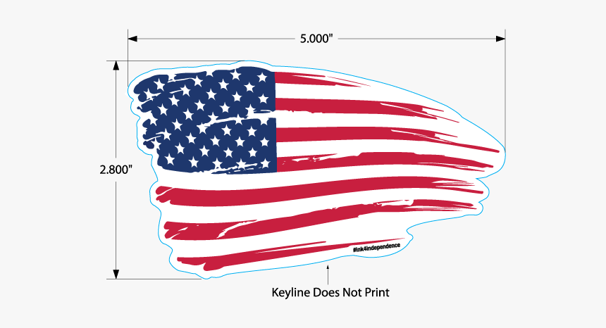 Tattered American Flag Png, Transparent Png, Free Download