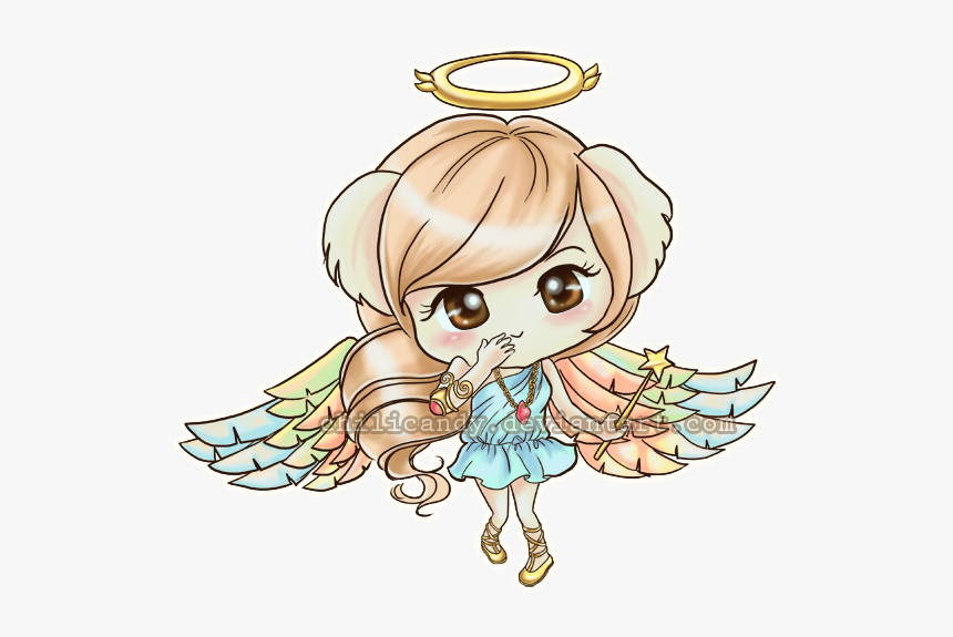 Godly Angels Png - Angel Anime Chibi Png, Transparent Png, Free Download
