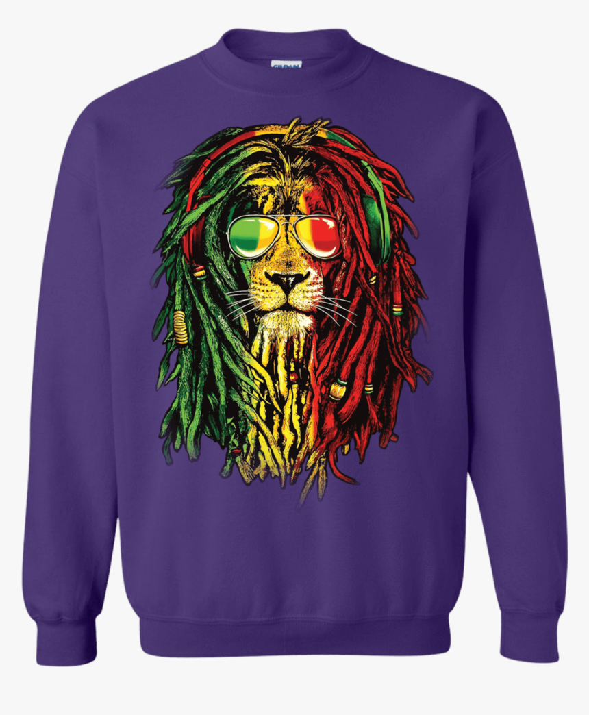 Rasta Lion Hoodie & Sweatshirt"
 Class= - Sweater, HD Png Download, Free Download
