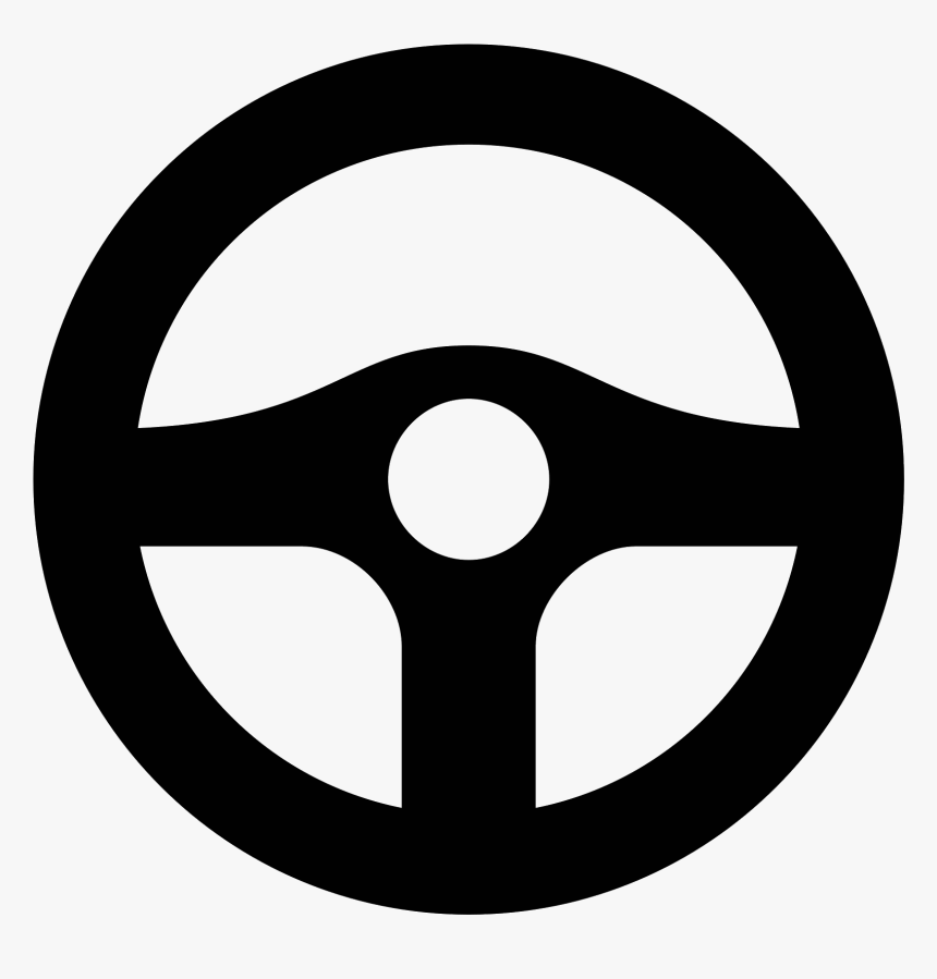 Driver Vector Steering Wheel - Steering Wheel Icon Png, Transparent Png, Free Download