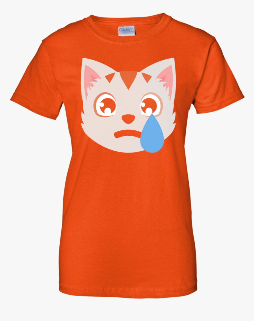 Check Awesome Sad Cat Emoji Emoticon Cute T Shirt - T-shirt, HD Png Download, Free Download