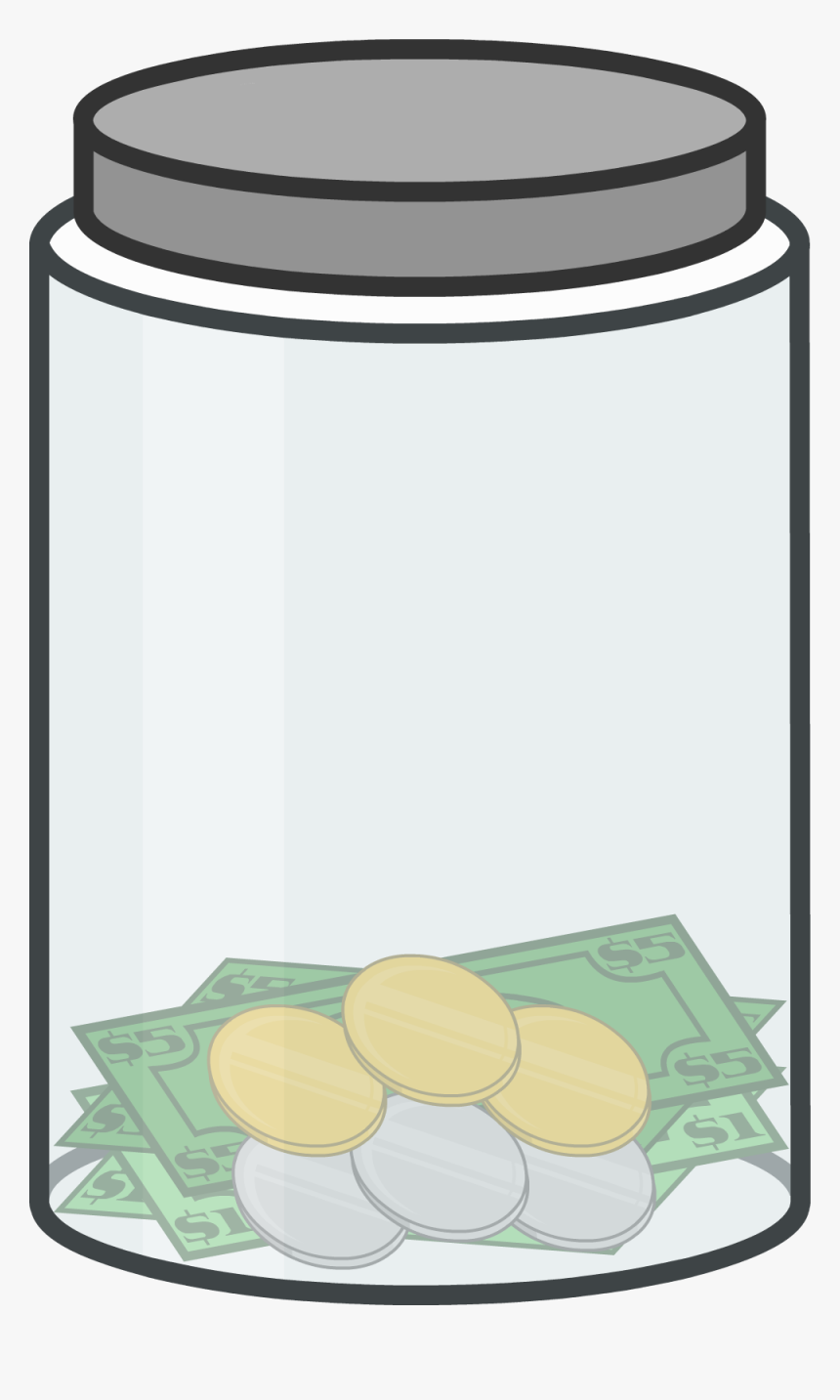 Tip Jar Left - Tip Jar Transparent Clip Art, HD Png Download, Free Download