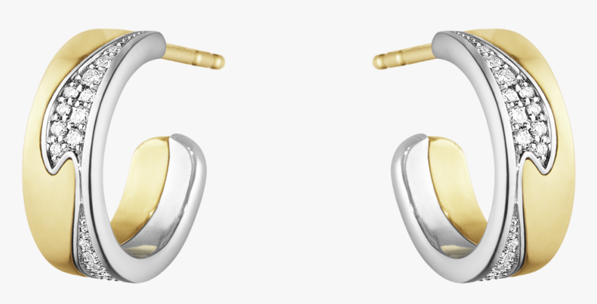 Fusion Small Earhoop - Ørering Georg Jensen, HD Png Download, Free Download