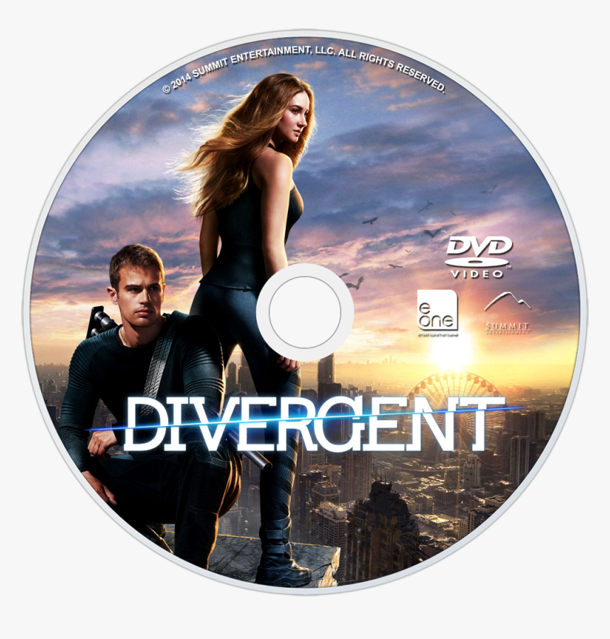 Divergent Dvd Disc Image - Divergent Itunes, HD Png Download, Free Download