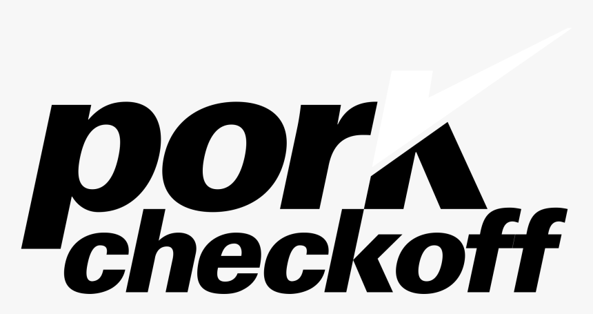 Pork Checkoff Logo Black And White - National Pork Board, HD Png Download, Free Download