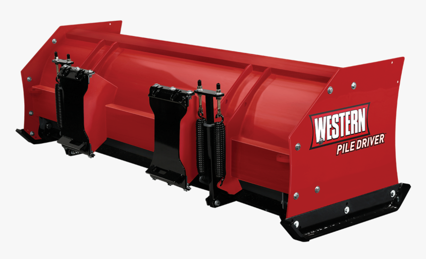 Western® Snowplow, - Western Pile Driver, HD Png Download, Free Download