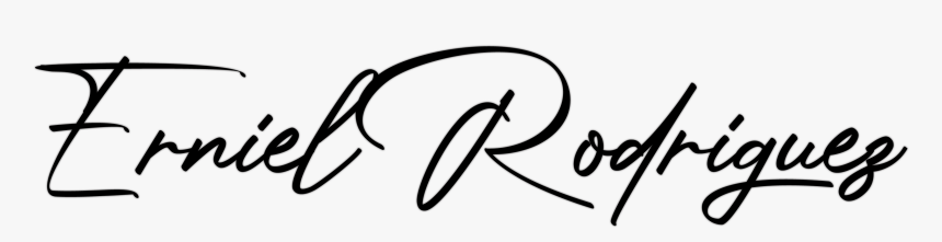 Erniel Rodriguez"s Portfolio - Calligraphy, HD Png Download, Free Download