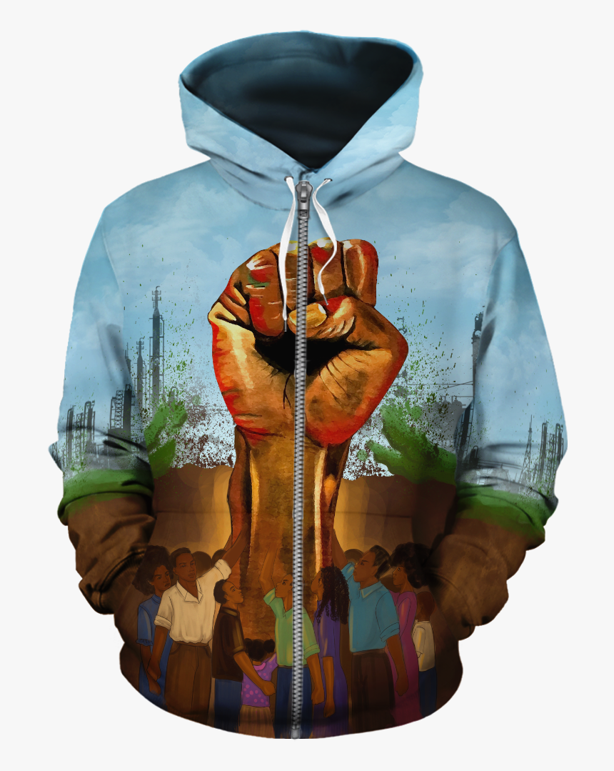 People Fists All-over Hoodie"
 Class= - Enderman With Dirt Block, HD Png Download, Free Download