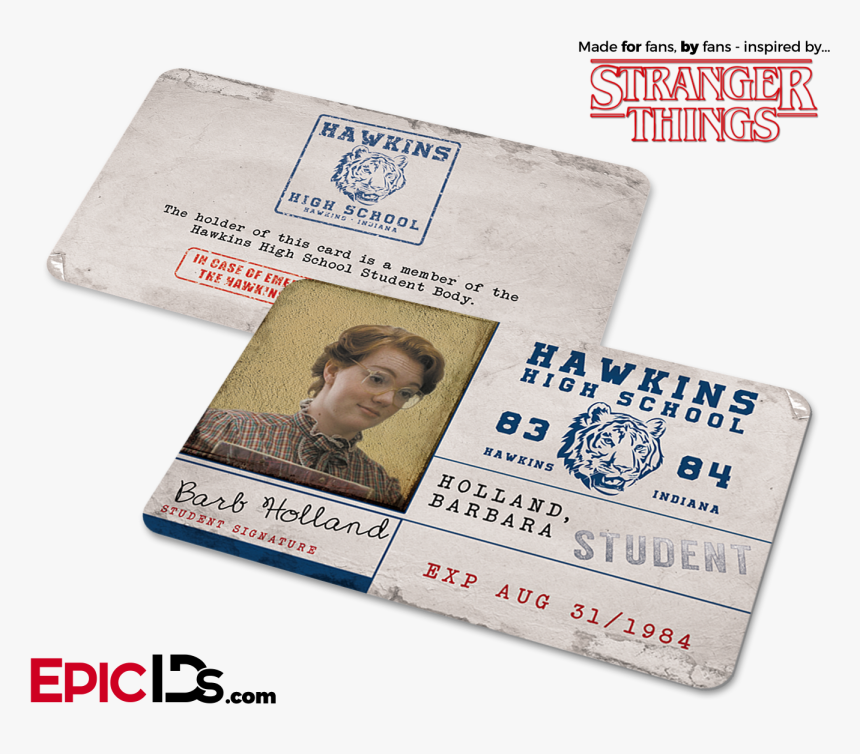 Hawkins High School "stranger Things - Stranger Things School Supplies, HD Png Download, Free Download