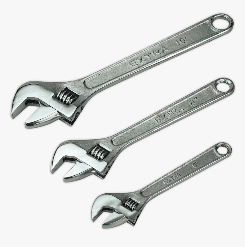 Sealey Drop Forged Steel Adjustable Wrench/spanner - Zange Verstellbar, HD Png Download, Free Download