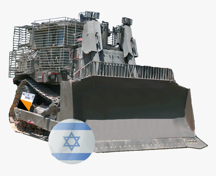 D9r Idf60 White Ze001b - Israeli Bulldozer, HD Png Download, Free Download