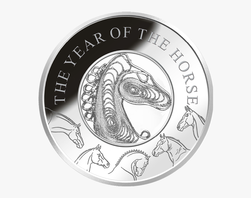 Fiji 2014 1$ Year Of The Horse Filigree Proof Silver - Universidad Internacional De America, HD Png Download, Free Download