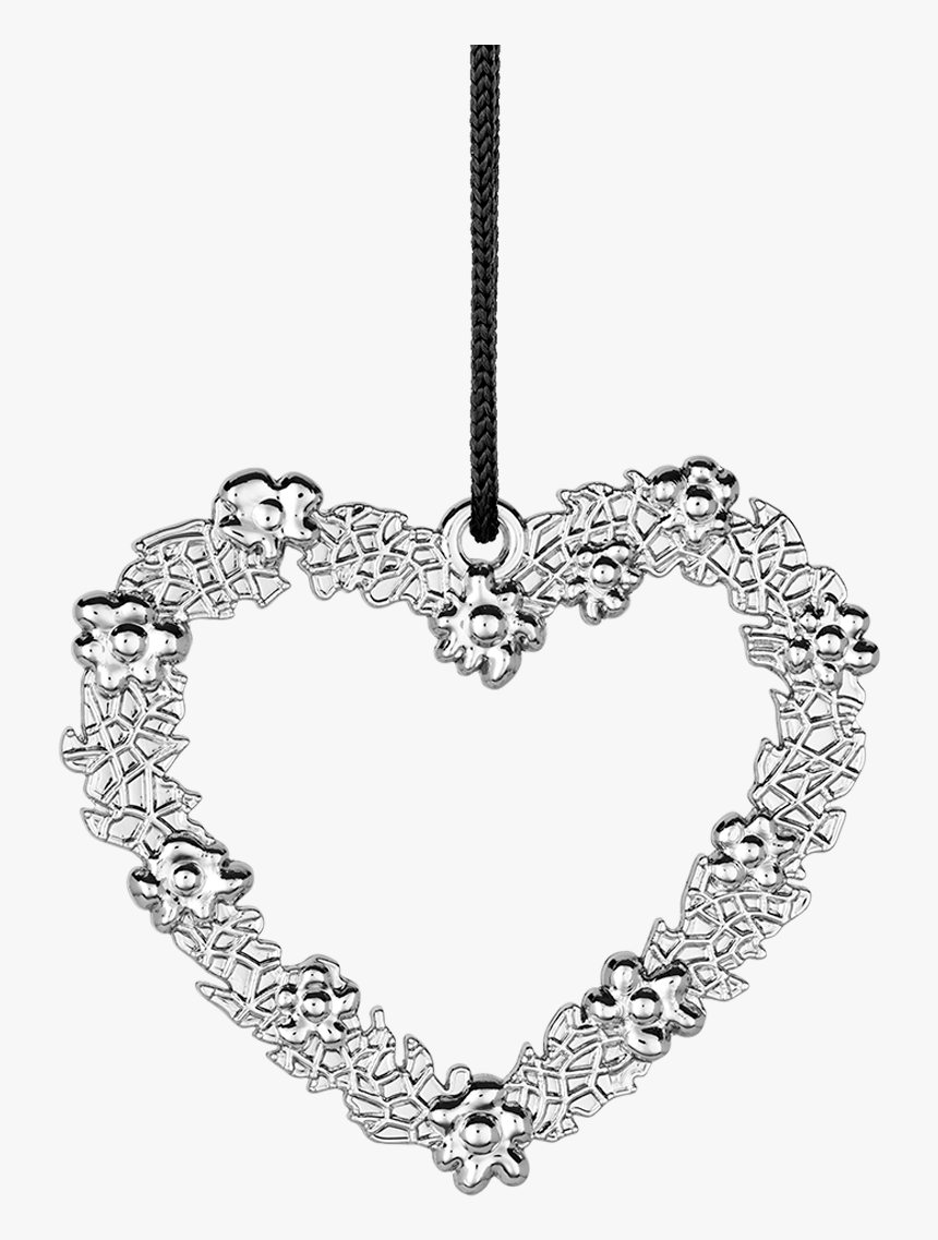 Flower Heart H7 Silver Plated Karen Blixen - Rosendahl Design Ole Kortzau Heart As Welcome Home, HD Png Download, Free Download