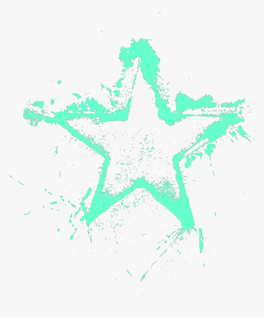 #ftestickers #star #grunge #paint #drops #splash #stamp - Darkness, HD Png Download, Free Download