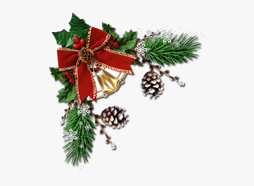 Christmas Corner Png - Corner Christmas Decorations Png, Transparent Png, Free Download