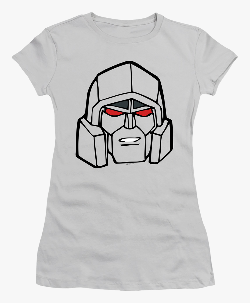 Junior Megatron Head Shot Transformers Shirt - T-shirt, HD Png Download, Free Download