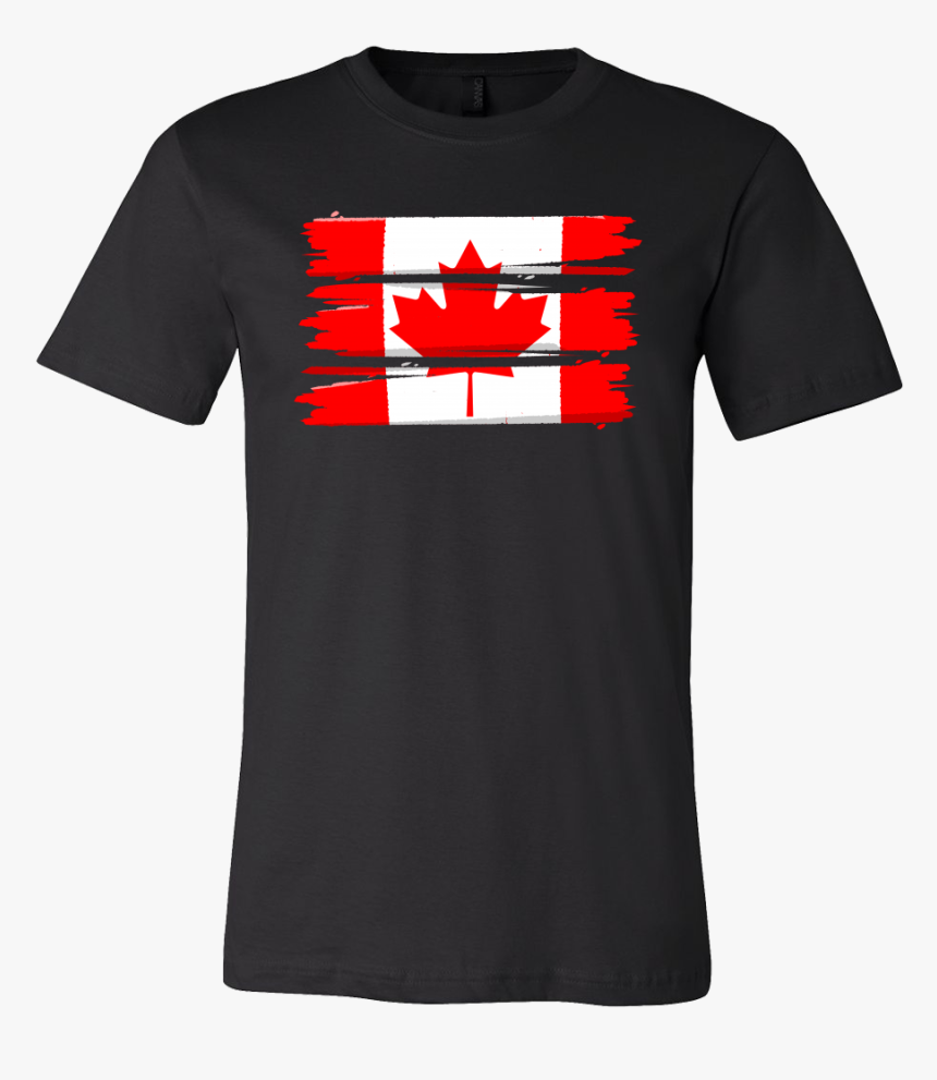 Flag Of Canada Maple Leaf Retro Canadian Tee Shirt - Asked God For Happiness He Sent Me My Husband, HD Png Download, Free Download