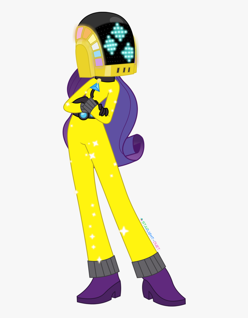 Daft Punk Clipart My Little Pony - Daft Rarity, HD Png Download, Free Download