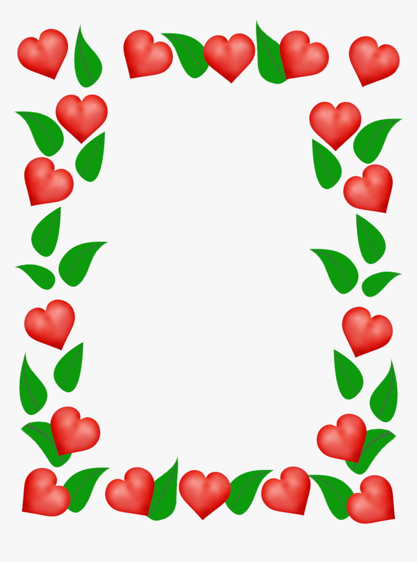 Valentine Love Hearts For Frame, HD Png Download, Free Download