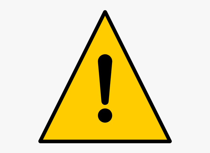 Warning Sign, Exclamation Mark - Warning Sign Meaning, HD Png Download, Free Download