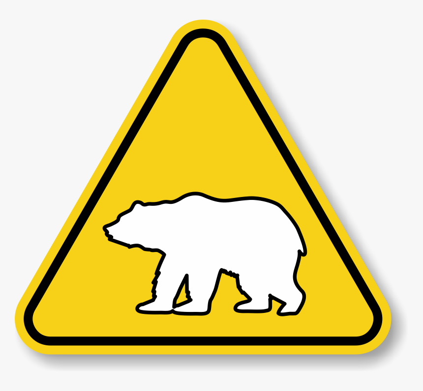 Polar Bear Sign, HD Png Download, Free Download