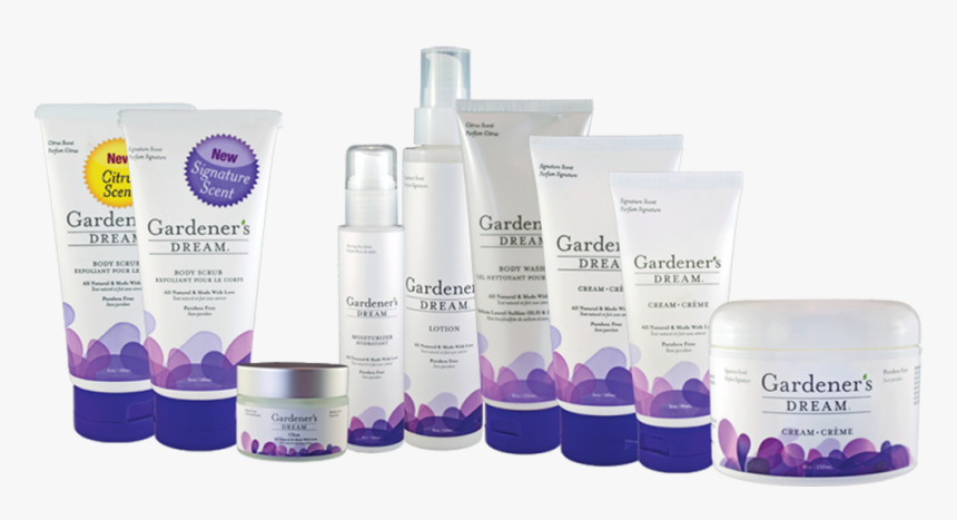 And 100% Essential Oils , Png Download - Aroma Crystal Gardener's Dream Cream, Transparent Png, Free Download