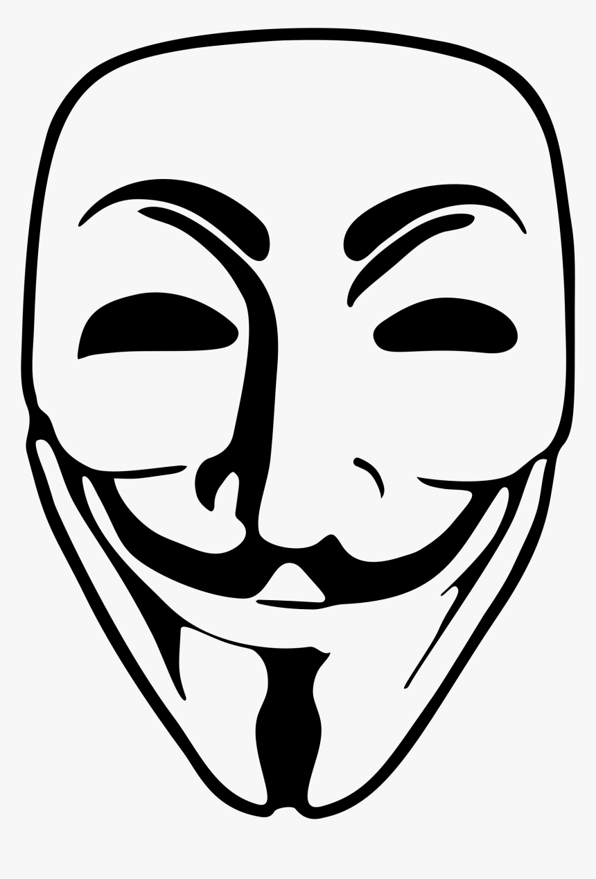 Hacker We Are Anonymous Clipart , Png Download - Hacker Mask Png Transparent, Png Download, Free Download