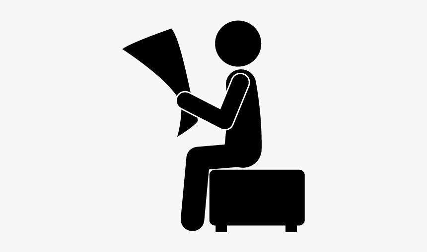 People Reading Newspaper Icon, HD Png Download, Free Download