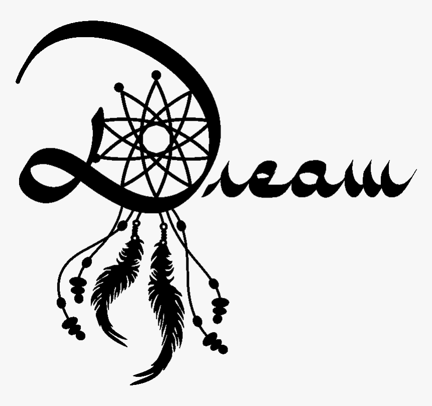 Dream Catcher Silhouette Png - Attrape Reve Dessin Dream, Transparent Png, Free Download