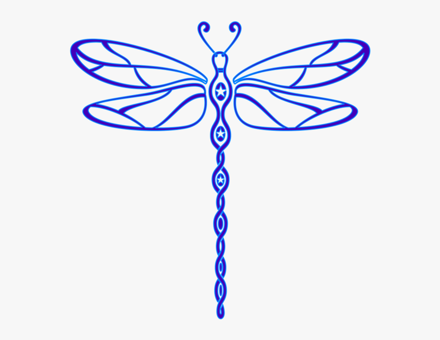 Dragonfly Art Clip Art - Clip Art Dragonflies, HD Png Download, Free Download