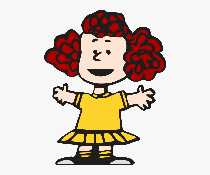 Transparent Mermaid Silhouette Png - Charlie Brown Characters Red Head, Png Download, Free Download