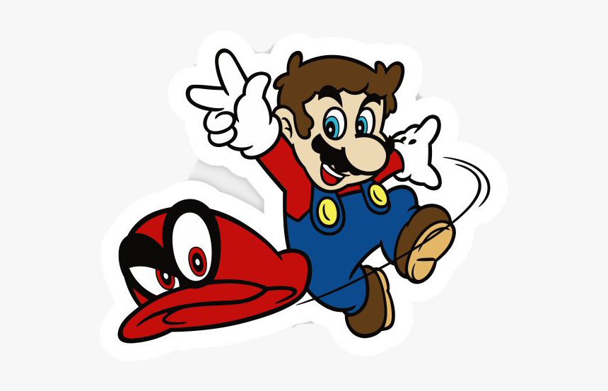 Mario Odyssey Png - Mario Odyssey T Shirt, Transparent Png, Free Download