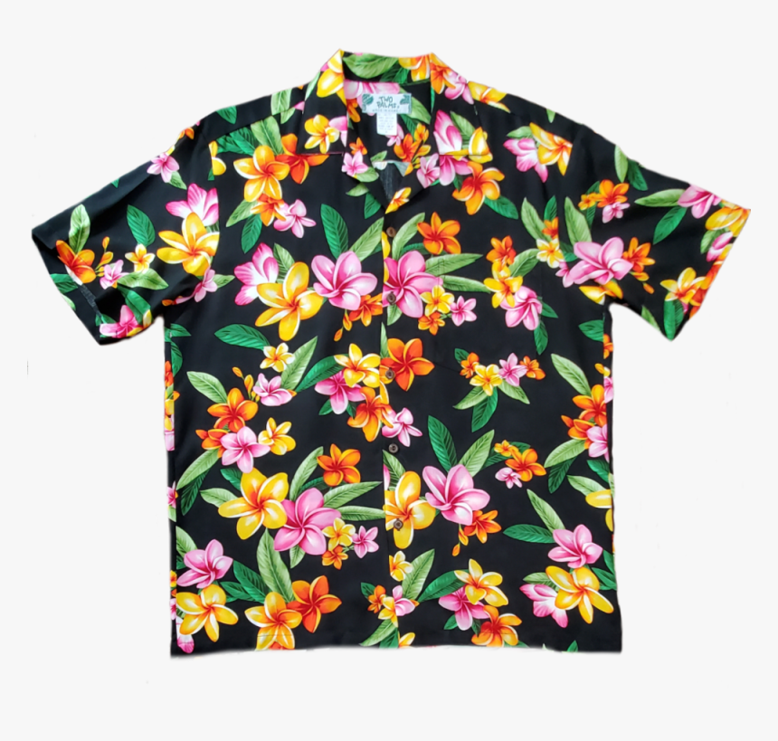 Happy Plumeria Black - Polo Shirt, HD Png Download - kindpng