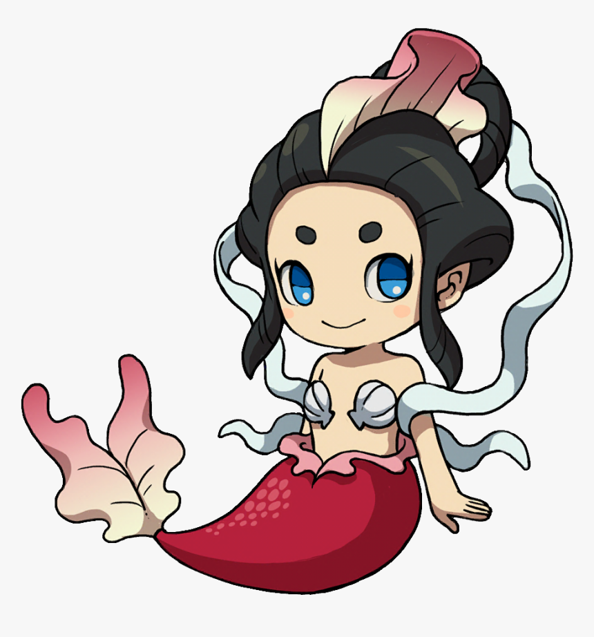 Yo-kai Watch Wiki - Yo Kai Watch Mermaidyn, HD Png Download, Free Download