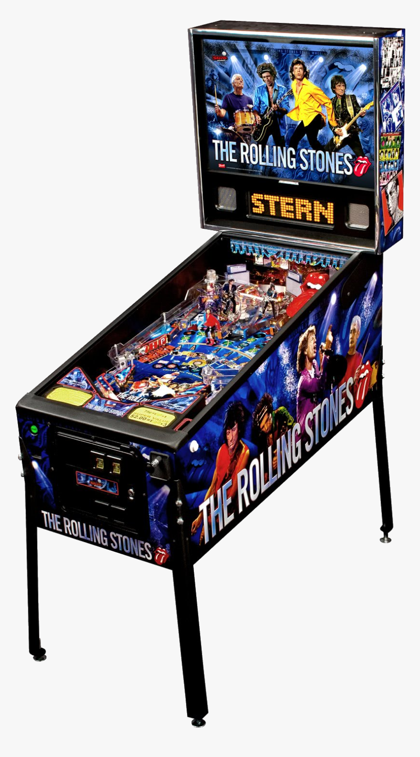 Rolling Stones Pinball Machine Hire - Rolling Stones Pinball Machine, HD Png Download, Free Download