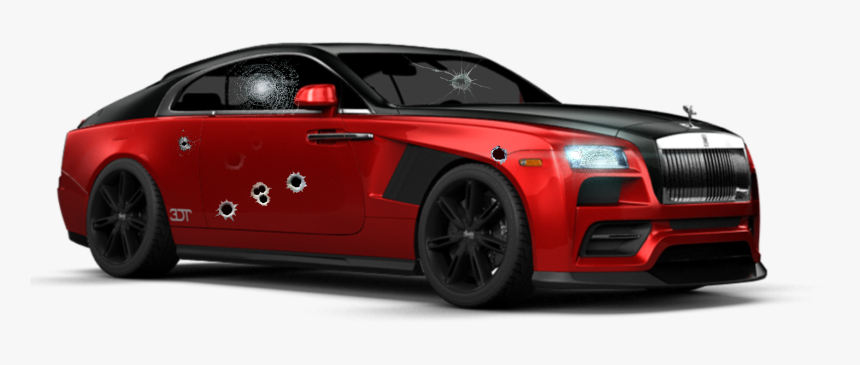 #car #bulletholes #glass #guns #dk925designs - Red Rolls Royce Png, Transparent Png, Free Download