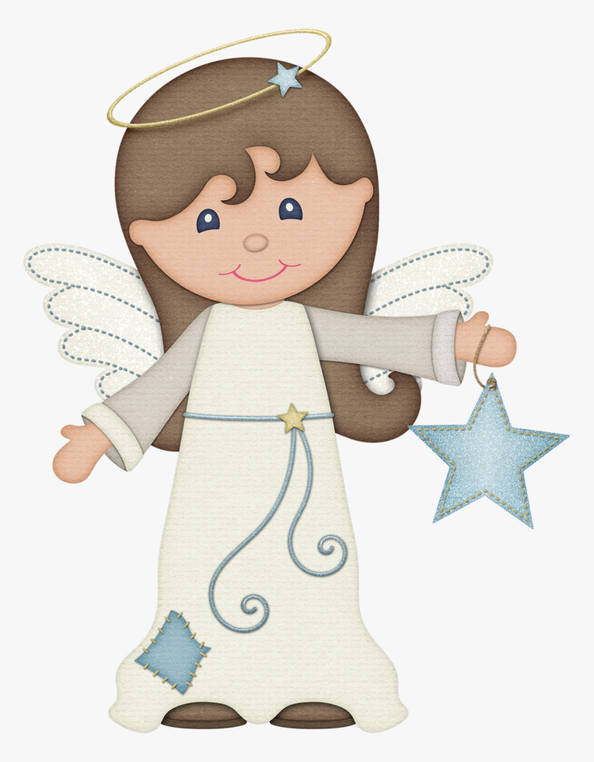 Cartoon Christmas Glitter Angels, HD Png Download, Free Download