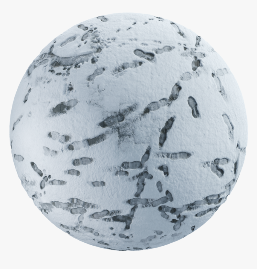 Groundsnowfootprints007 Sphere - Sphere, HD Png Download, Free Download