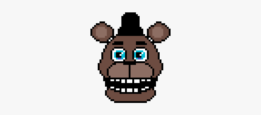 Freddy Fazbear Pixel Art Grid, HD Png Download, Free Download