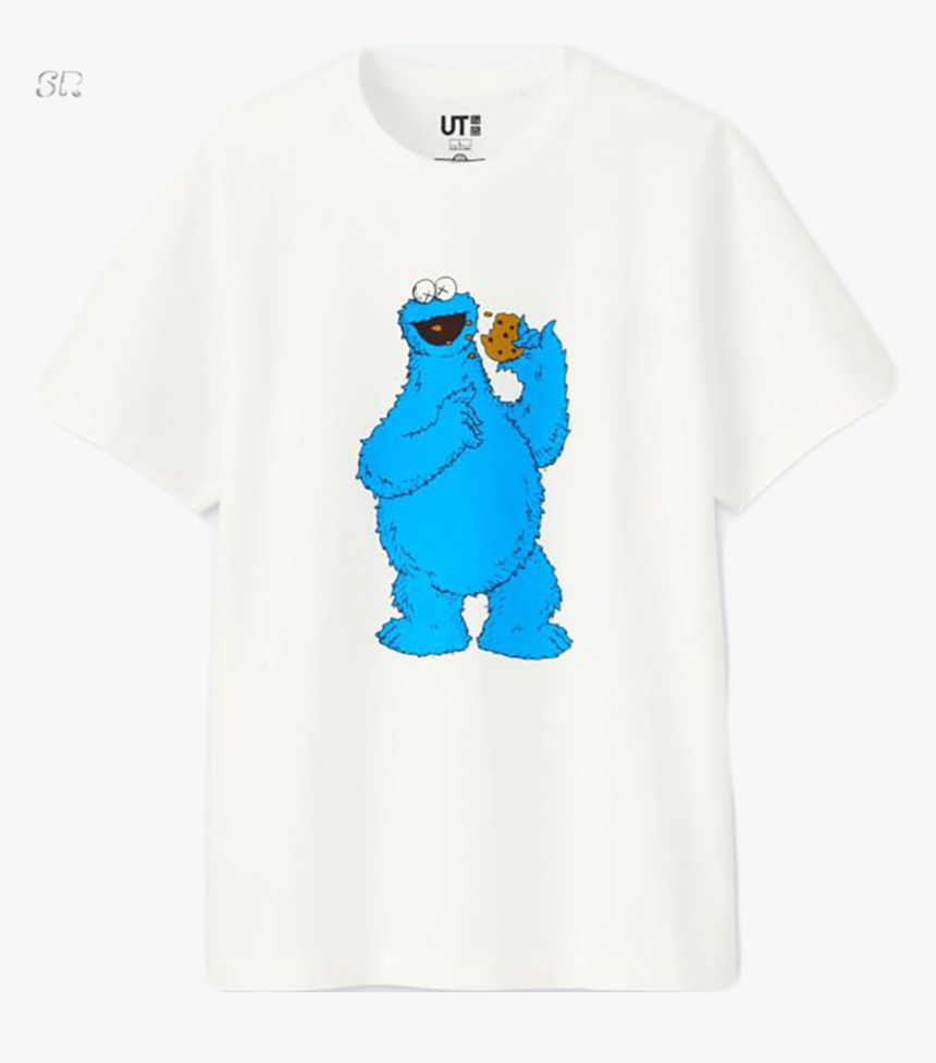 Kids Kaws X Sesame Street T-shirt - Cookie Monster, HD Png Download, Free Download