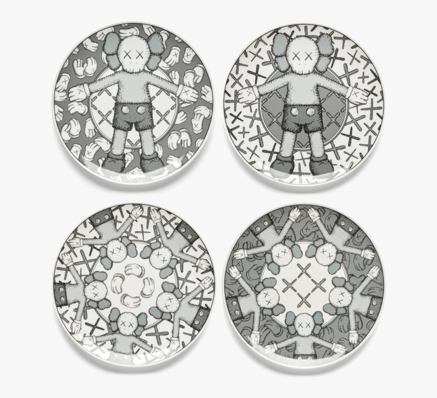 Kaws - holiday plate Set - Kaws Plate Set, HD Png Download, Free Download