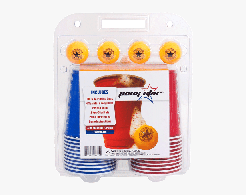 Pong Star Pong Kit - Beer Pong Kit, HD Png Download, Free Download