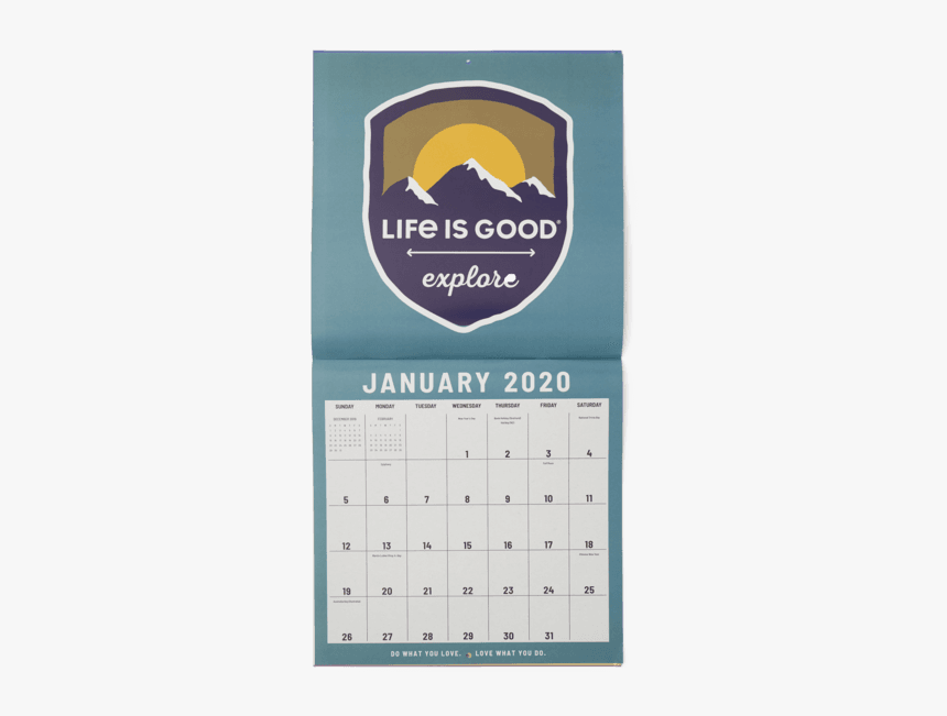 Life Is Good 2020 Mead Wall Calendar - Paper, HD Png Download, Free Download