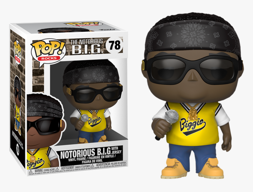 Notorious B - I - G - - Notorious B - I - G - In Jersey - Notorious Big Jersey Funko Pop, HD Png Download, Free Download