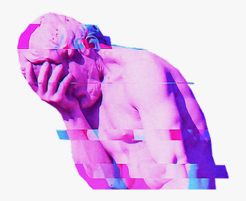 #facepalm - Vaporwave David Png, Transparent Png, Free Download