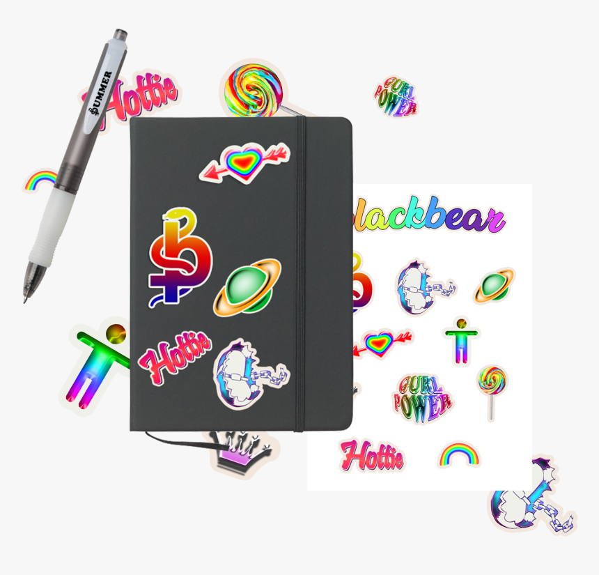 Journal, Pen, Sticker Bundle"
 Class="lazyload Lazyload - Sticker, HD Png Download, Free Download