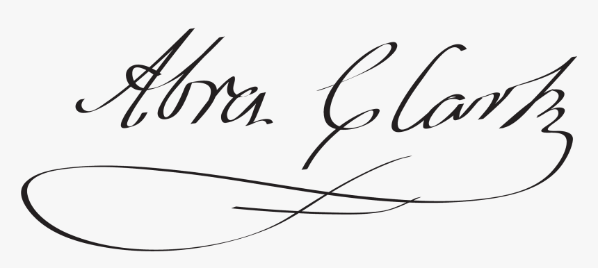 Abraham Clark Signature On The Declaration Of Independence, HD Png Download, Free Download